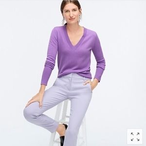 J. Crew cashmere boyfriend v neck sweater